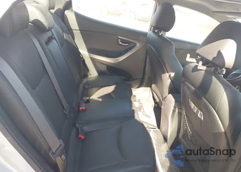 2013 Hyundai Elantra Limited from USA, damaged, VIN KMHDH4AE5DU494992